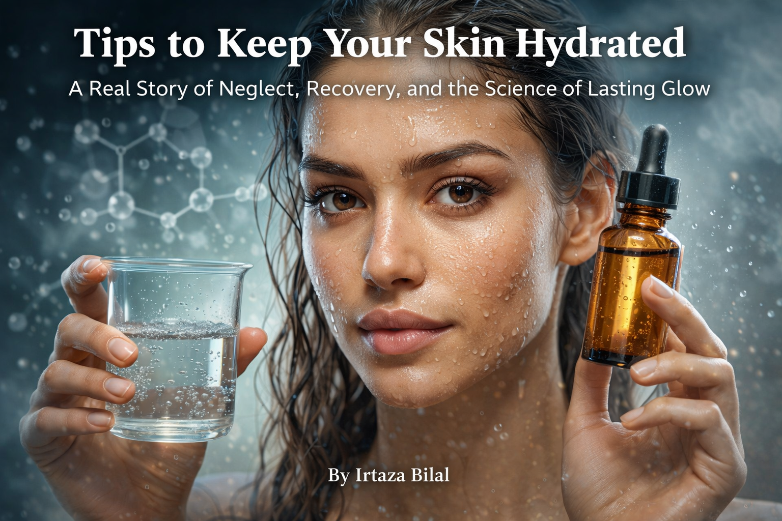 Tips to Keep Your Skin Hydrated A Real Story of Neglect, Recovery, and the Science of Lasting Glow By Irtaza Bilal