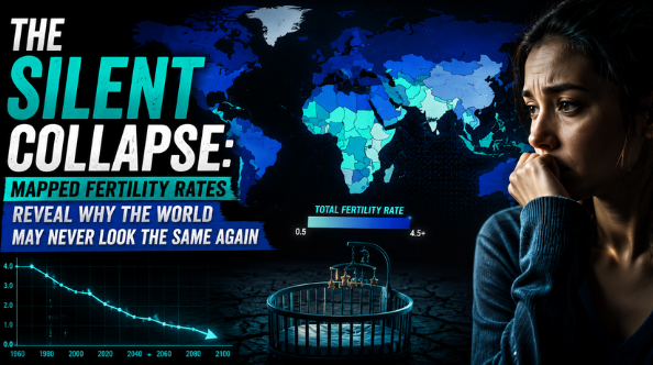 The Silent Collapse: Mapped Fertility Rates Reveal Why the World May Never Look the Same Again